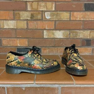 Rare Dr. Martens 1461 Koi Tattoo Oxford Style Shoe